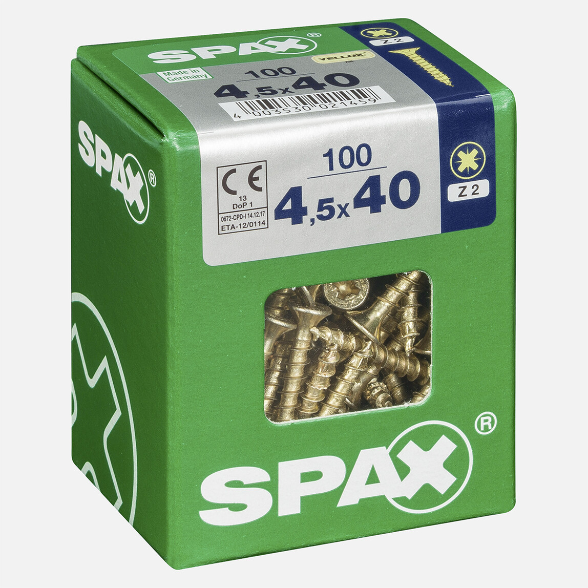    SPAX Havşa Vida Sarı 4.5X40      