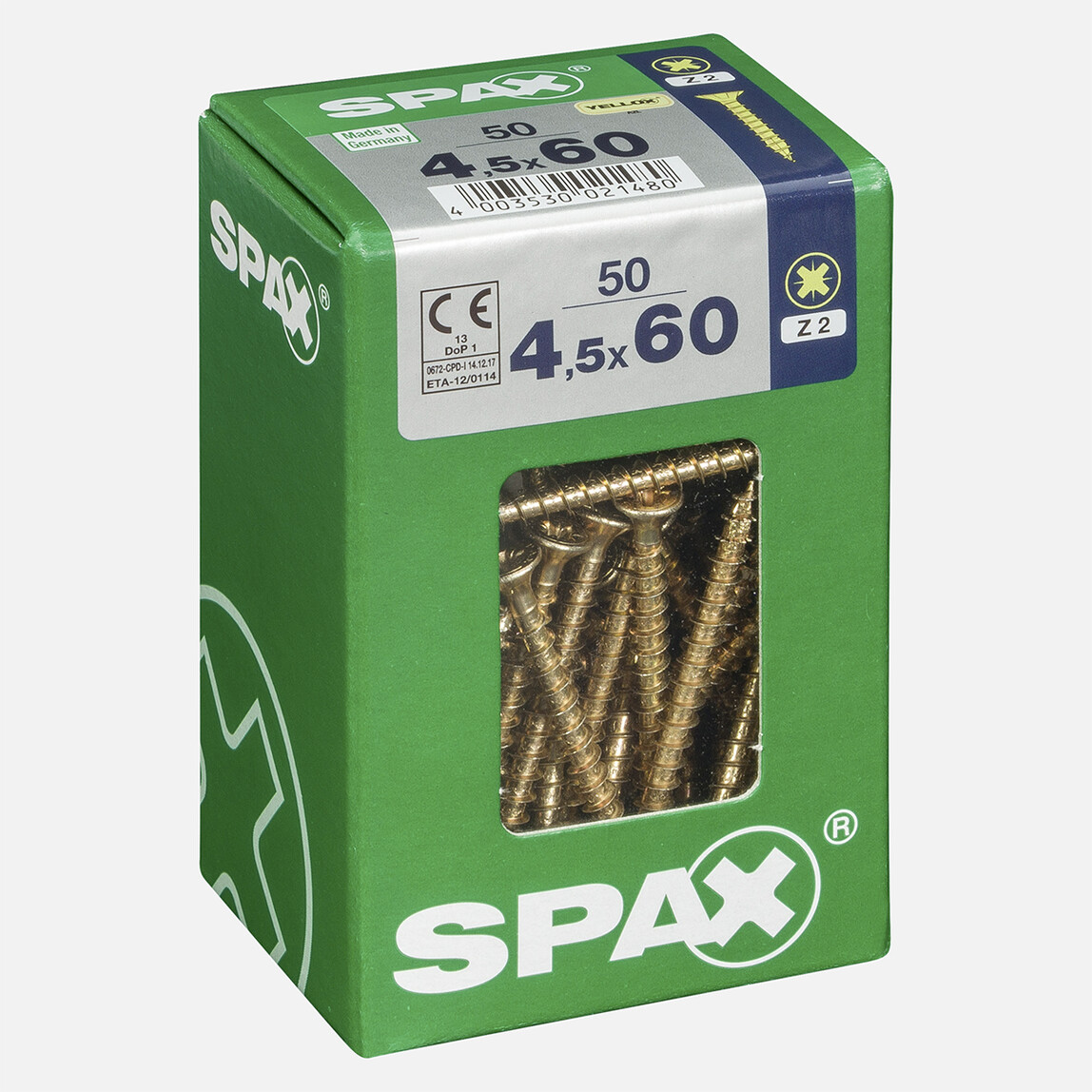    SPAX Havşa Vida Sarı 4.5X60      
