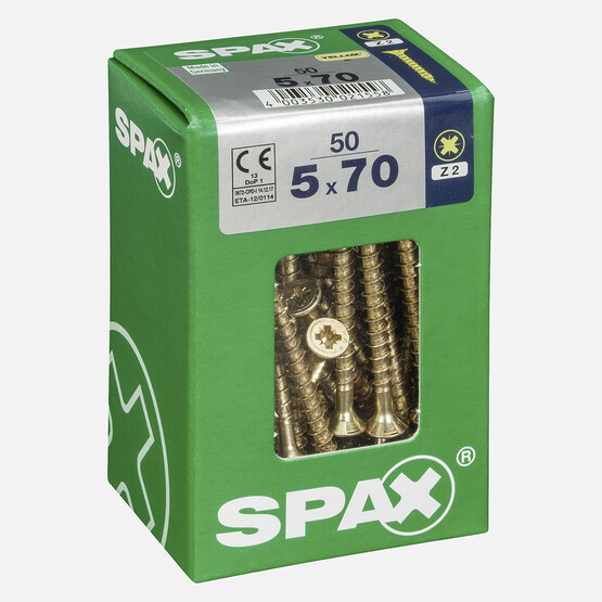 SPAX Havşa Vida Sarı 5X70       