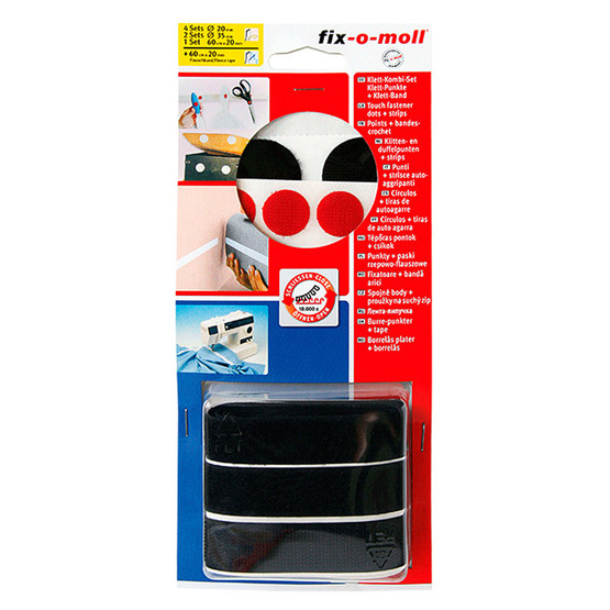 Fix-o-moll Cırtbant Kombi Set Siyah 