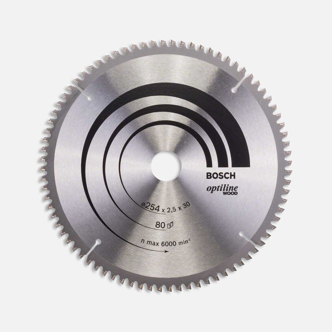    Bosch Daire Testere Bıçağı 254x30 mm  80 Diş    