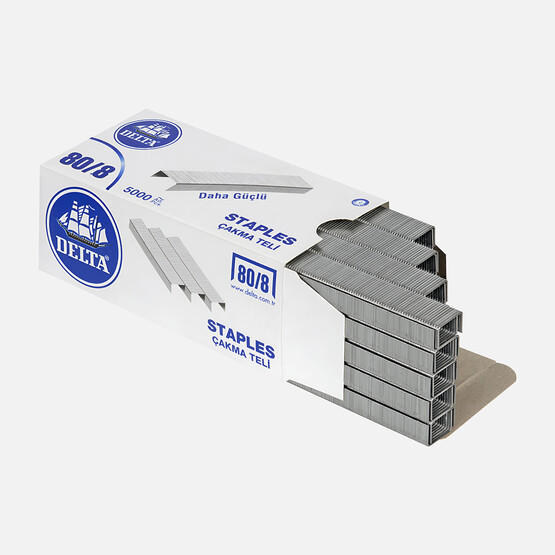 Delta Döşeme Çakma Teli 80/8 5000 Adet  