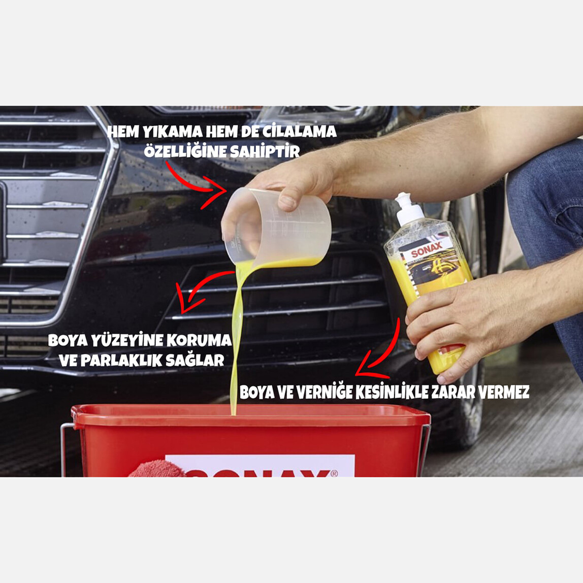   Sonax Cilalı Şampuan 500ml 
