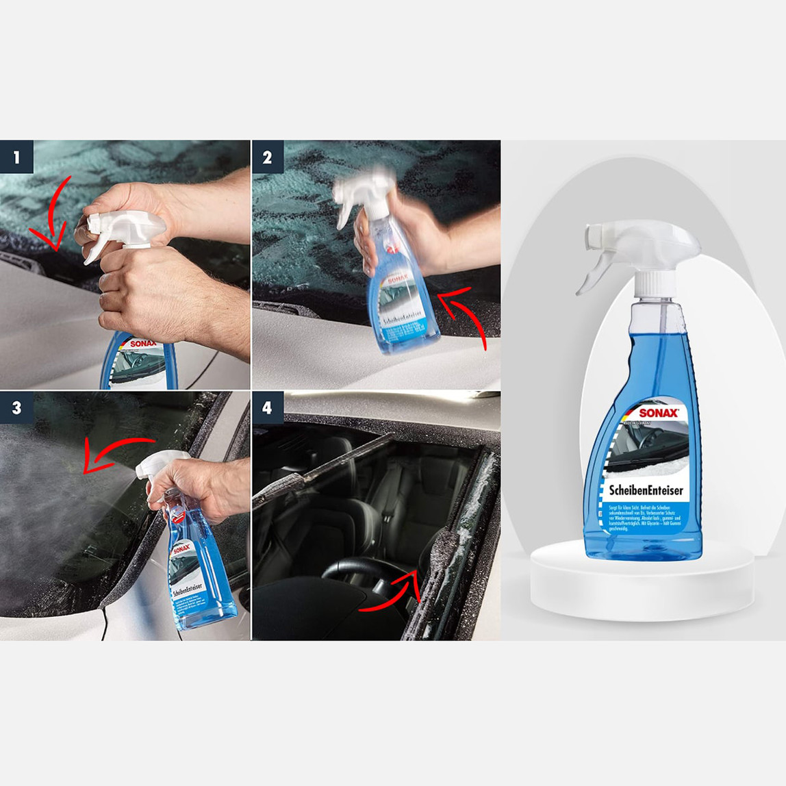    Sonax Cam Buz Çözücü  