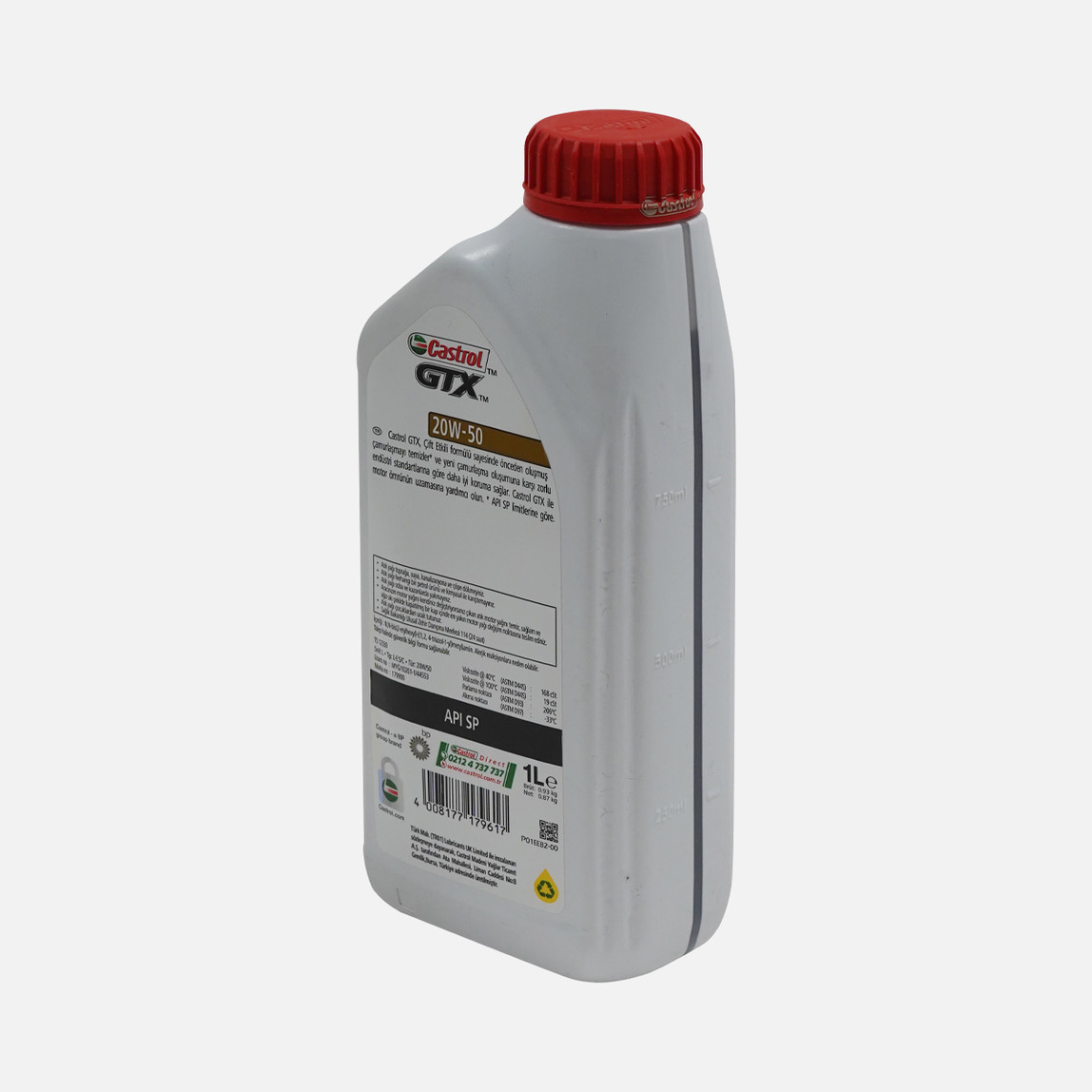    Castrol Gtx Lpg 20W50  1 Lt Motor Yağı 