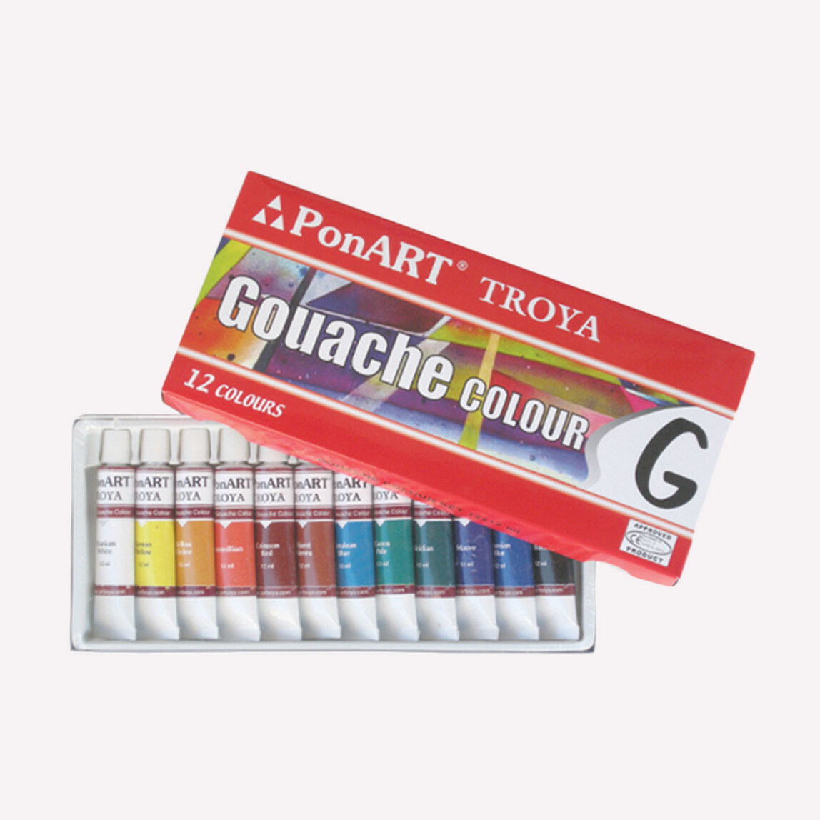    PonArt 12'li Guaj Boya Seti  