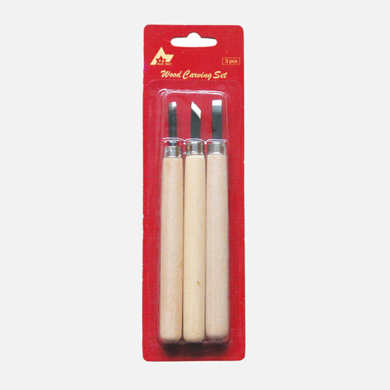 PonArt  Ahşap Oyma Seti 3'lü 