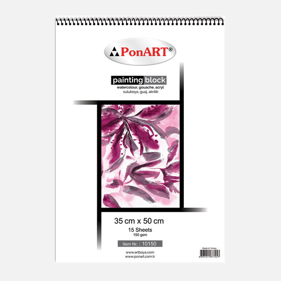 PonArt  10 150 Painting Blok 35x50 cm 15 Yaprak 