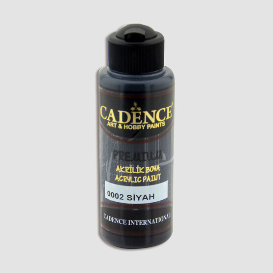Cadence Akrilik Boya Siyah 120 ml 