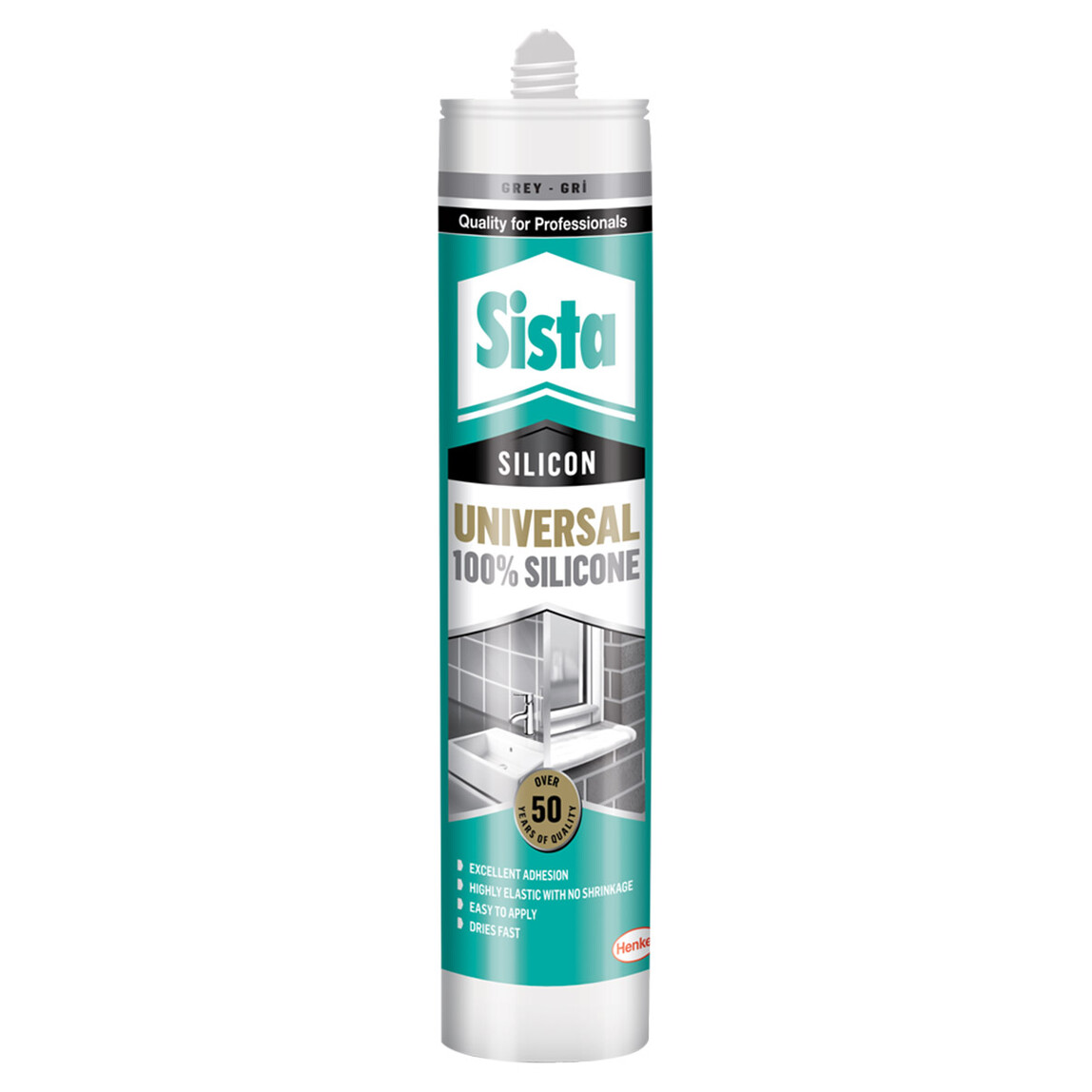    Sista Universal Silikon Colorline Gri 310 ml 