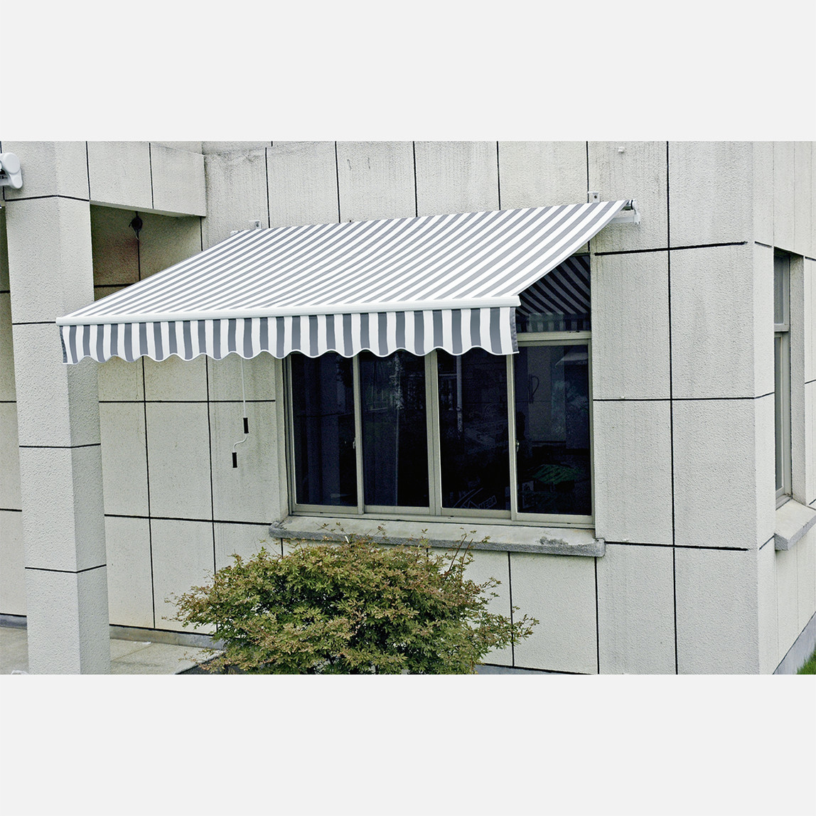    Sunfun Polyester Tente Gri-Beyaz 300x200 cm 