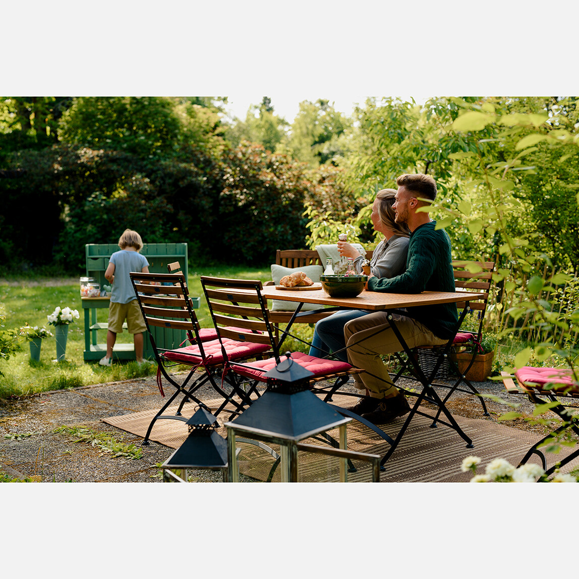    Sunfun Moni Ferforje Ahşap Masa  