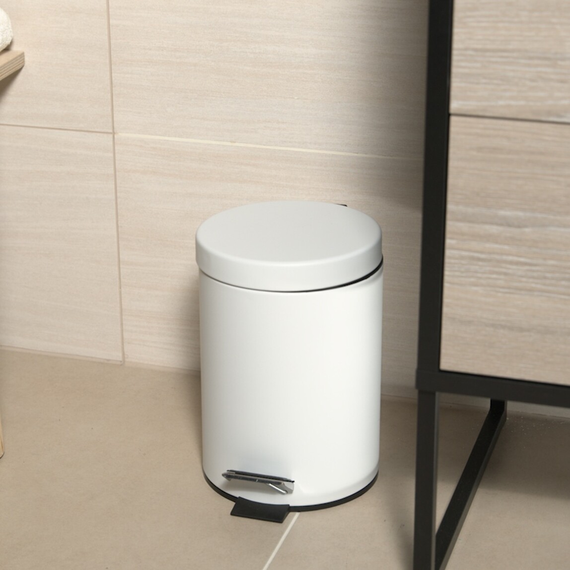    Venüs 3lt Çöp Kovası Beyaz  