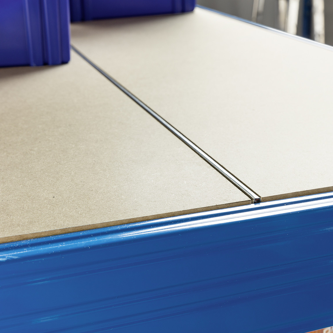    Regalux 4 Katlı Metal Raf XXL Mavi  