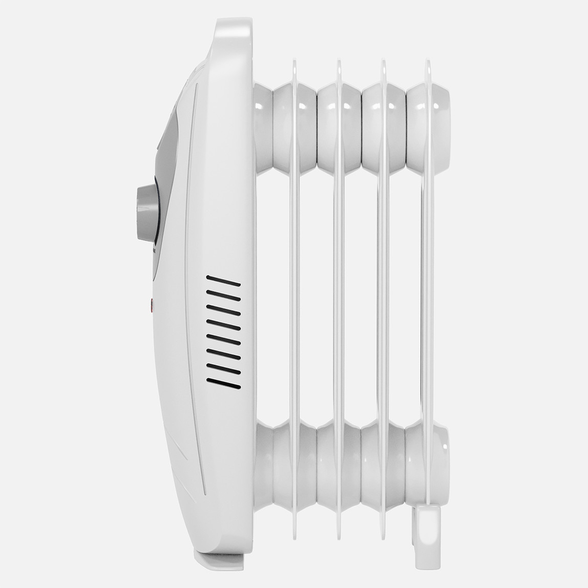    Voltomat Termostatlı 600 W 5 Dilim Elektrikli Radyatör Beyaz   