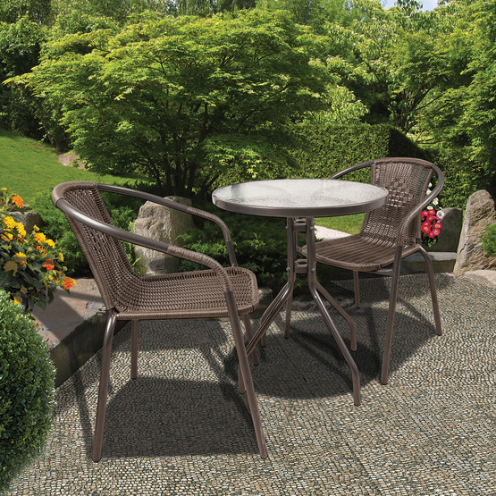 Sunfun Resin Wicker Rattan Sandalye  