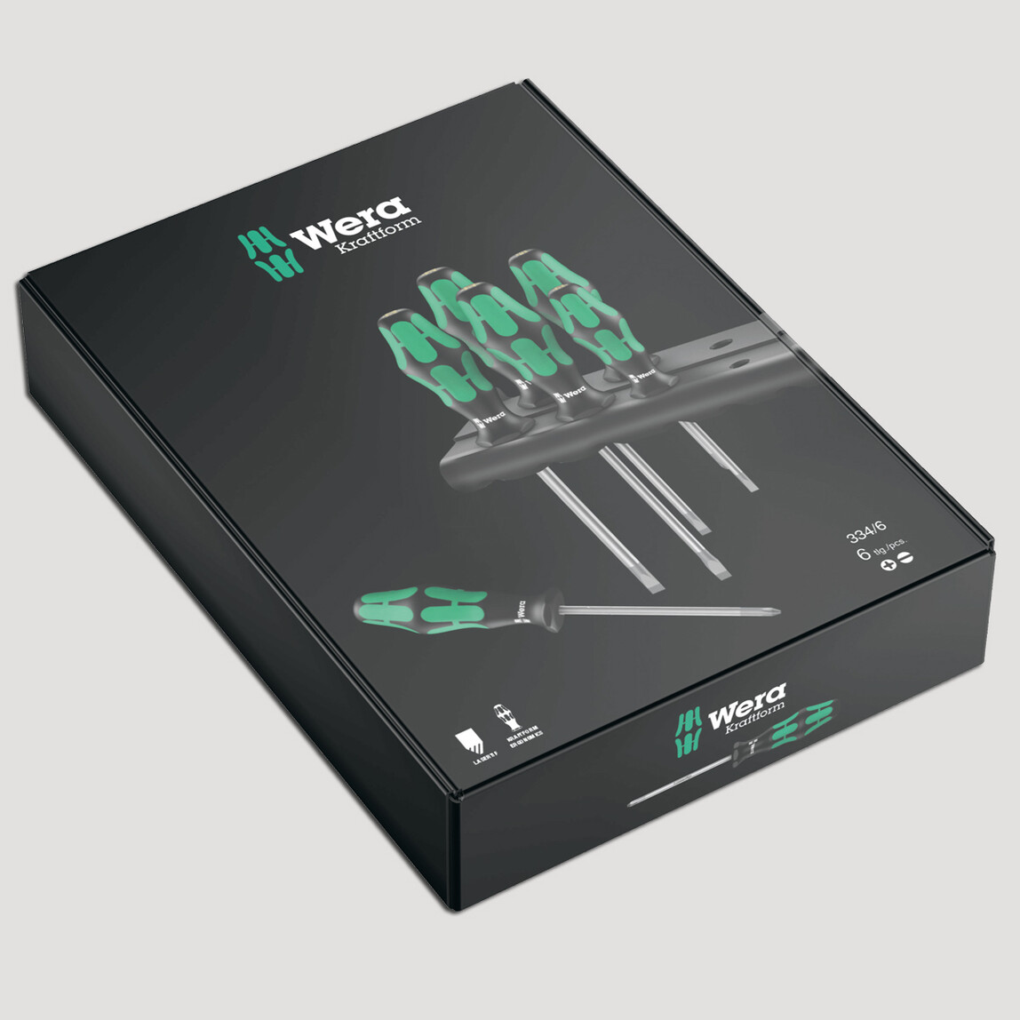    Wera 6 Parça 334/6 Tornavida Seti  