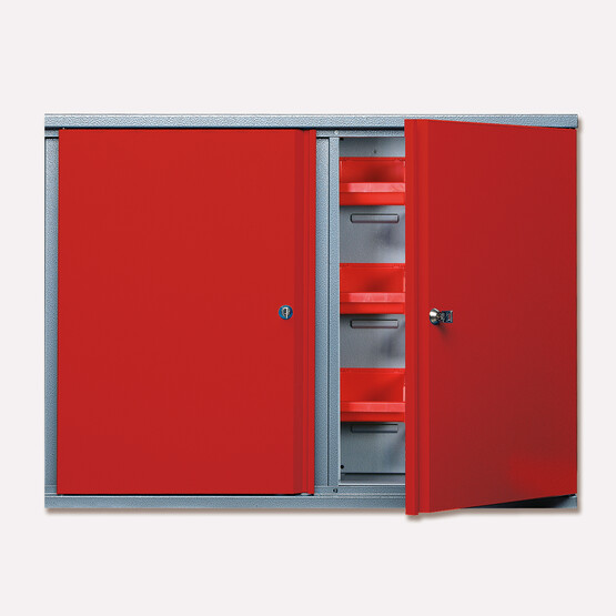 Wisent 2 Kapaklı Anahtarlı Metal Asma El Aleti Dolabı 