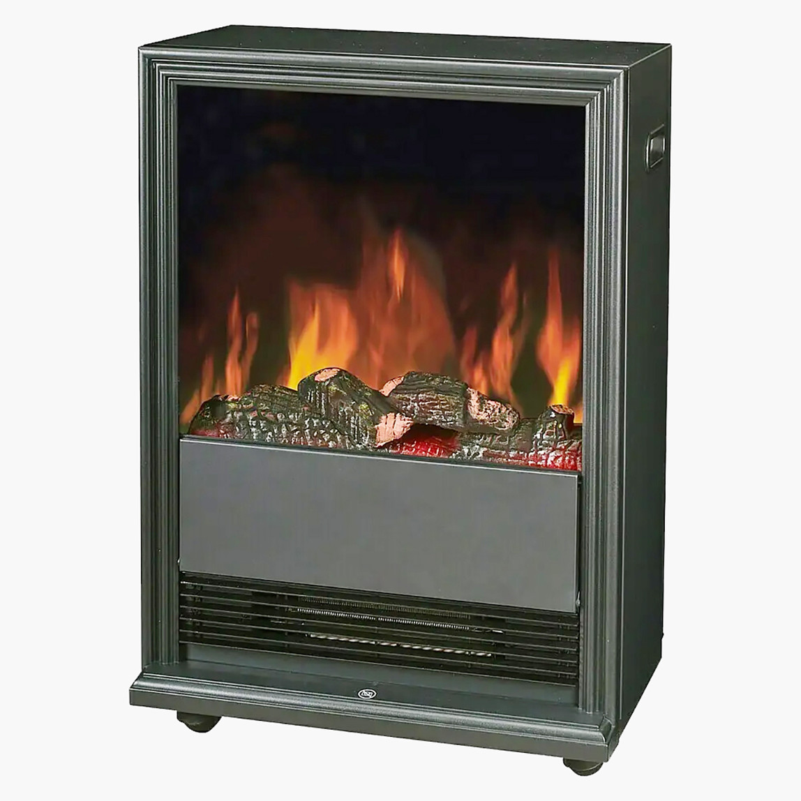    Voltomat 2000 W Dikdörtgen Ayaklı Dekoratif Şömine Antrasit 