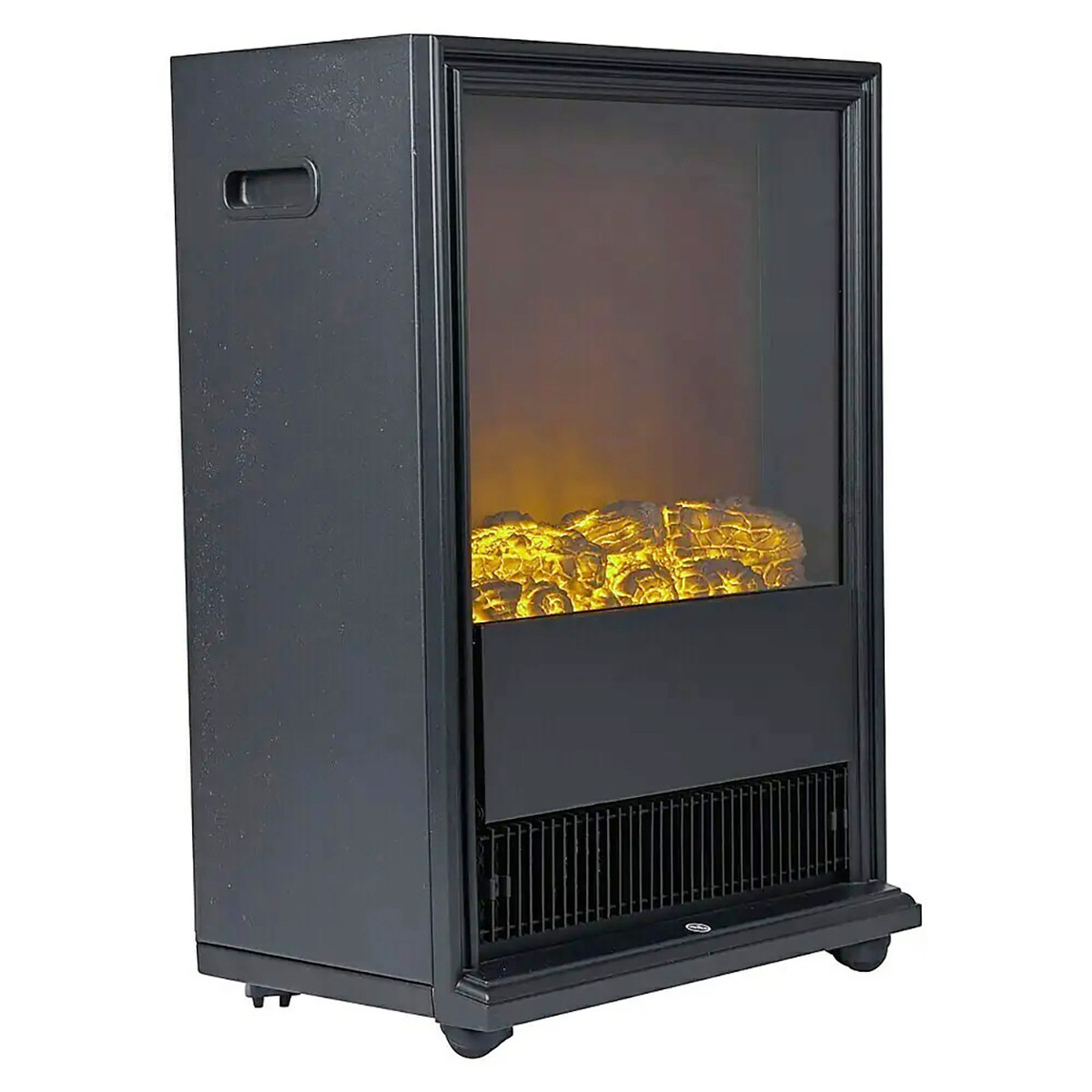    Voltomat 2000 W Dikdörtgen Ayaklı Dekoratif Şömine Antrasit 