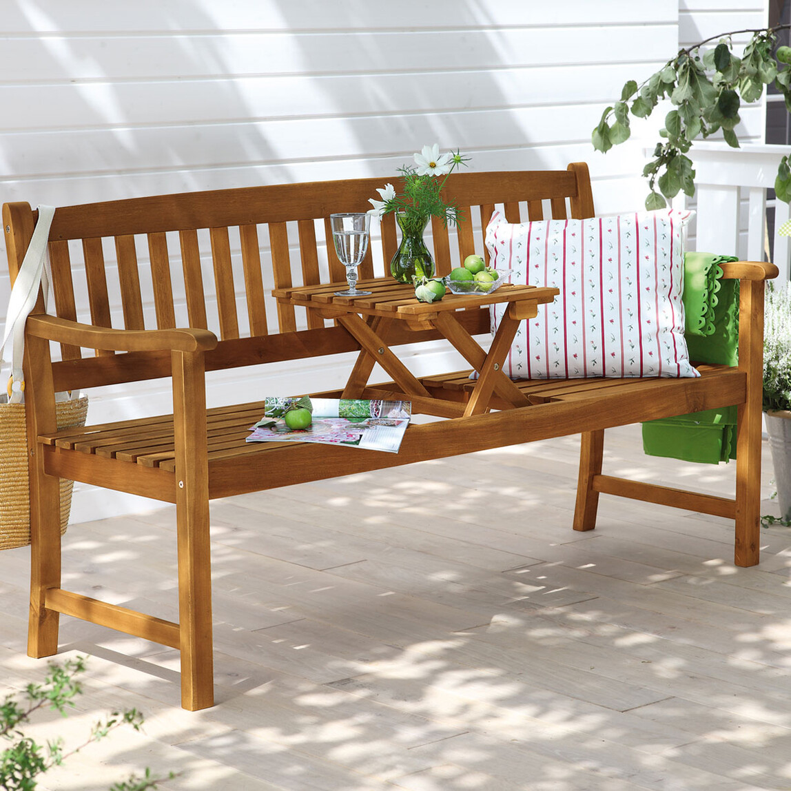    Sunfun Diana Sehpalı Bahçe Bankı   