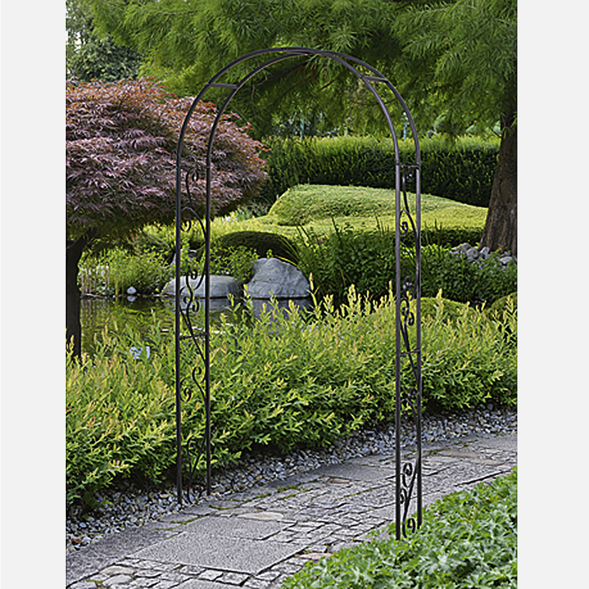    Gardol Bahçe Gül Kemeri Siyah 