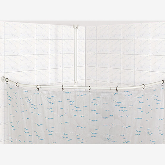 Venüs Duş Perde Borusu Köşe Desteği Beyaz 