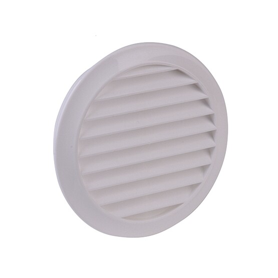 İlöz Yuvarlak Dış Duvar Izgarası Çap 100 mm Beyaz 