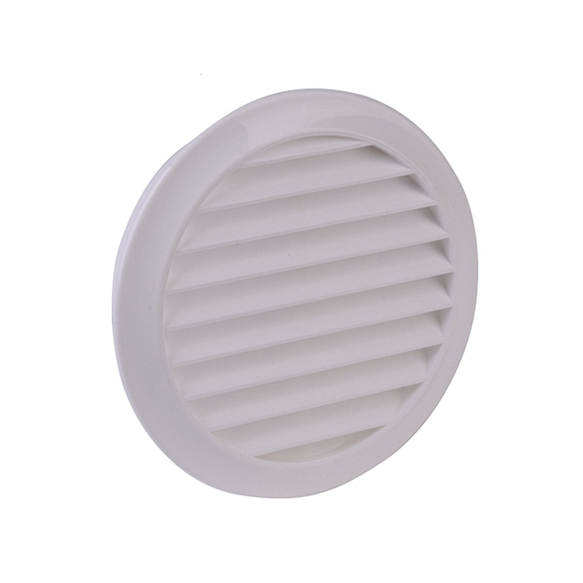    İlöz Yuvarlak Dış Duvar Izgarası Çap 125 mm (Beyaz)  