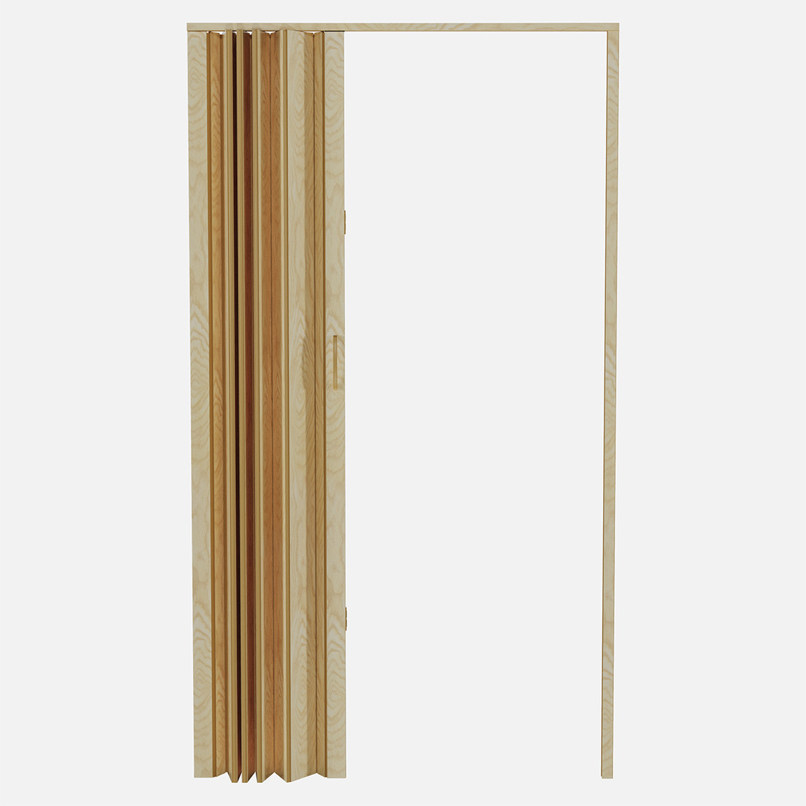    BAUHAUS Pvc Akordiyon Kapı Meşe  