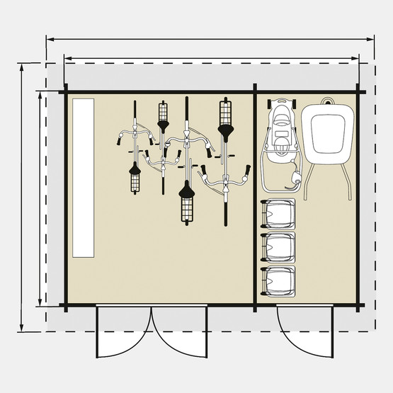 Lahja Ahşap Alet Evi 