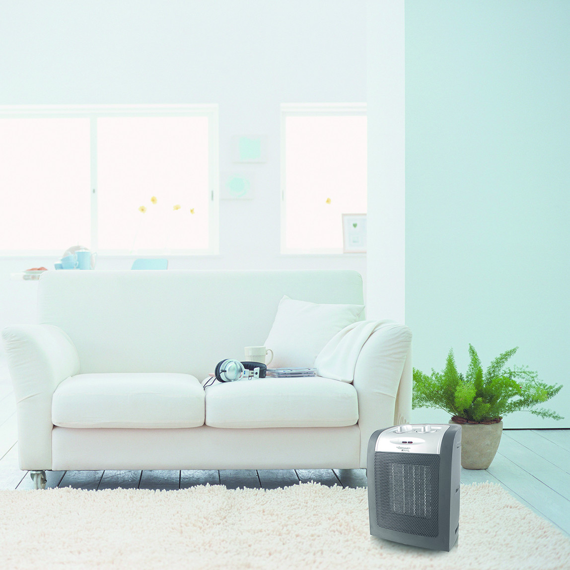    Voltomat 1800W Termostatlı Seramik Fanlı Isıtıcı  