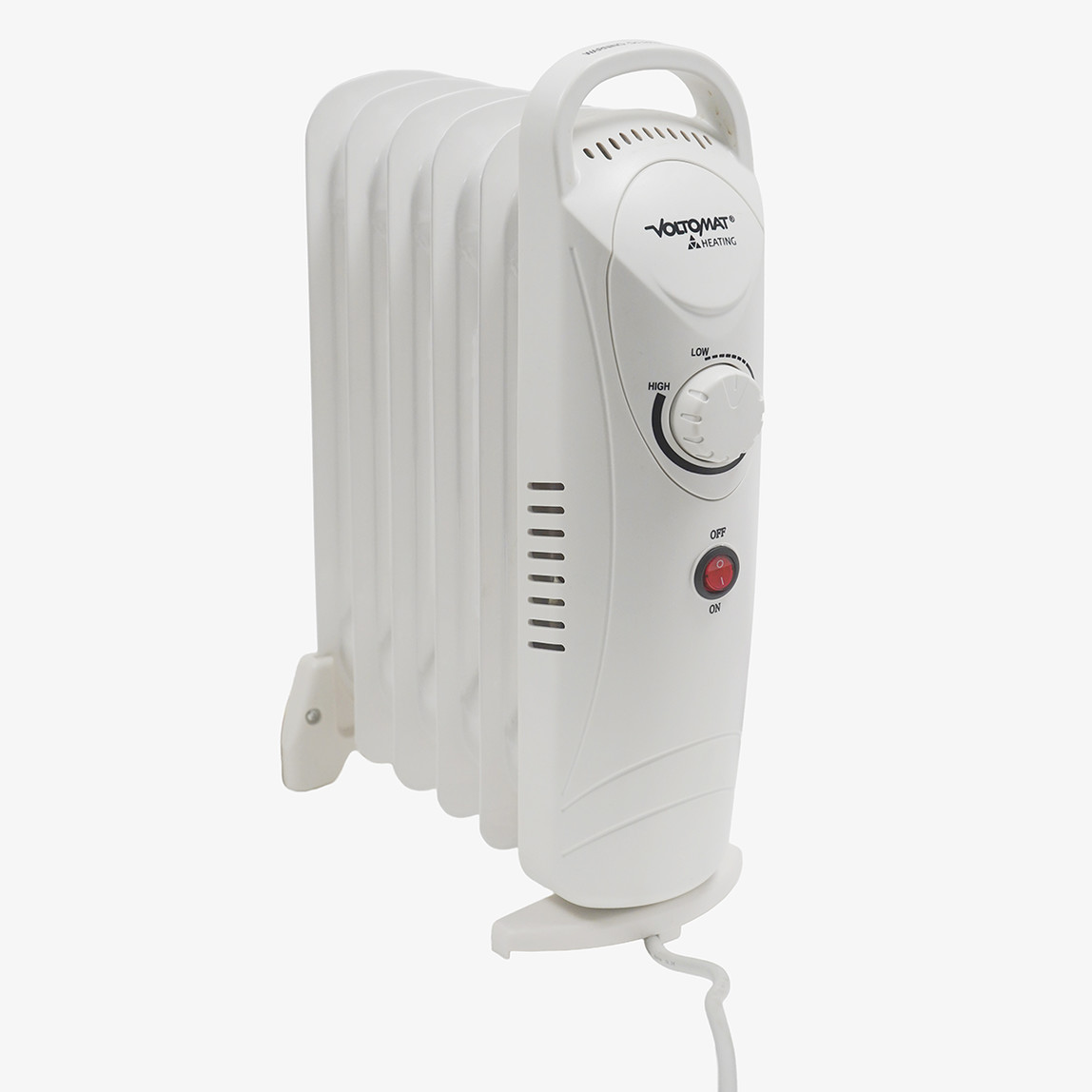    Voltomat Termostatlı 800 W 6 Dilim Yağlı Radyatör Beyaz 