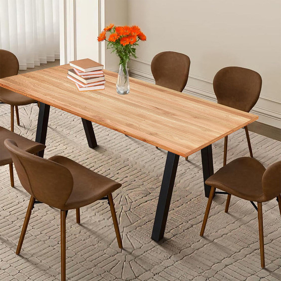 Exclusivholz Masif Çalışma Tezgahı Rustik Meşe 