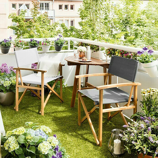 Sunfun Diana Katlanır Bahçe Sandalyesi Beyaz 