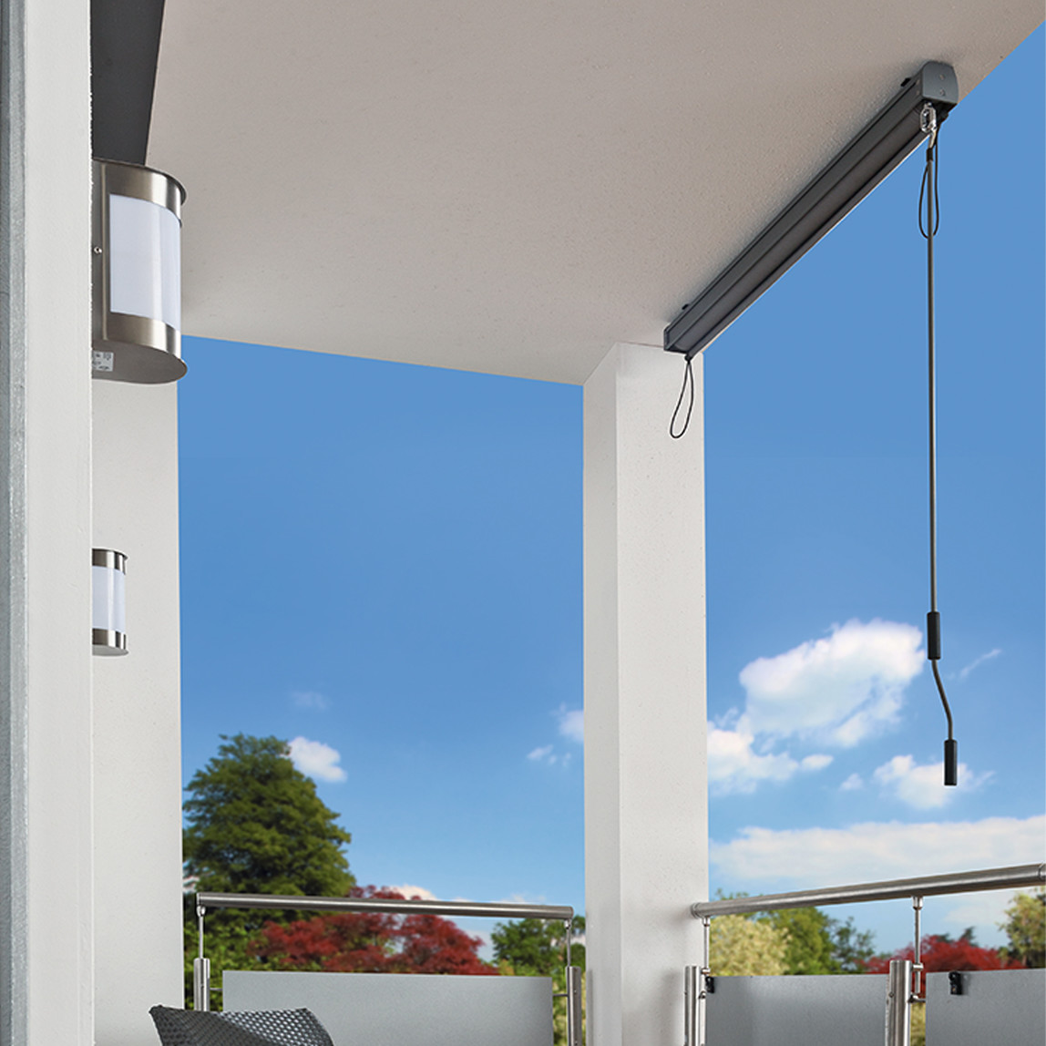    Sunfun Balkon Gölgelendirme Dikey Stor Tente Bej 