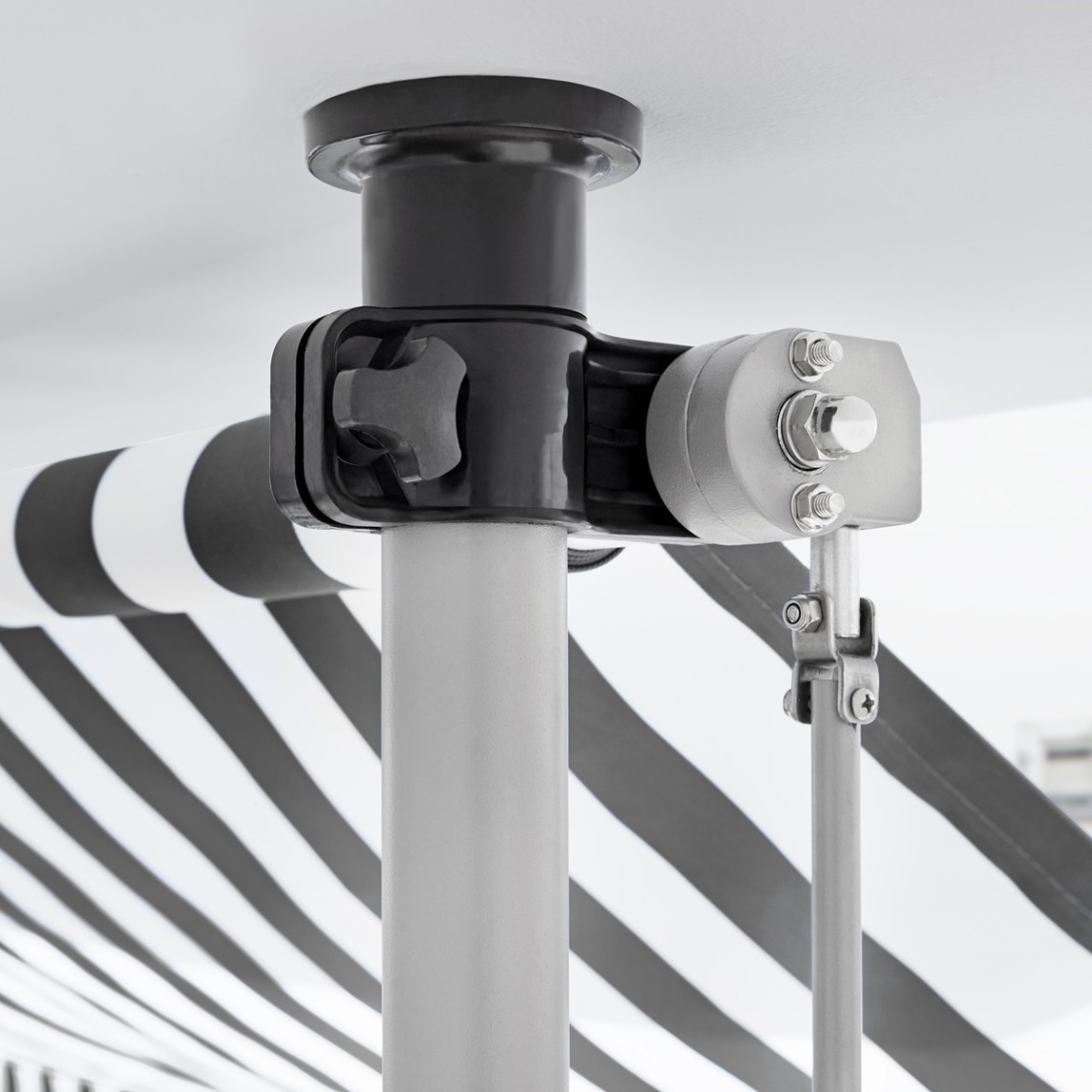    Sunfun Teleskopik Tente Gri-Beyaz 300x130 cm  