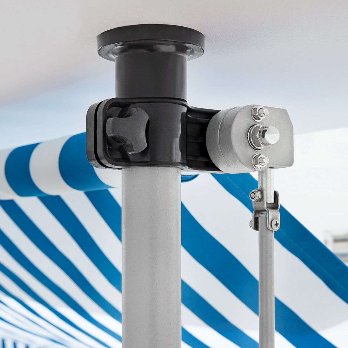    Sunfun Teleskopik Tente Mavi-Beyaz 300x130 cm  