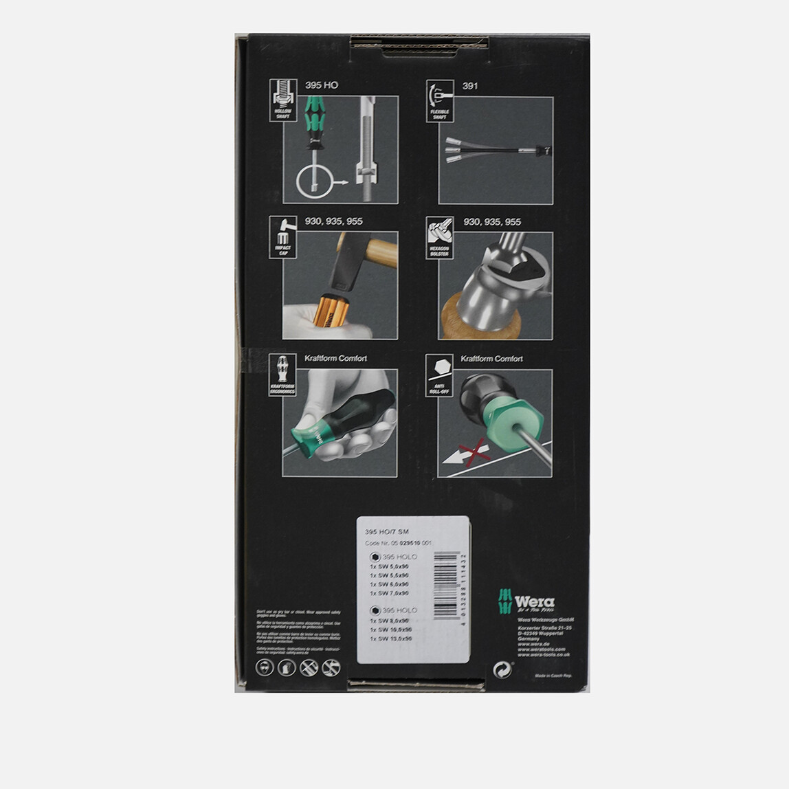    Wera Tornavida Set 395H0/7SM 