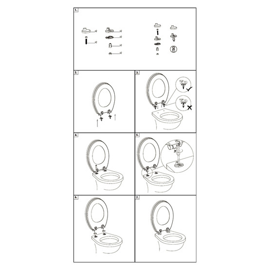 Poseidon Doğal Meşe Klozet Kapağı