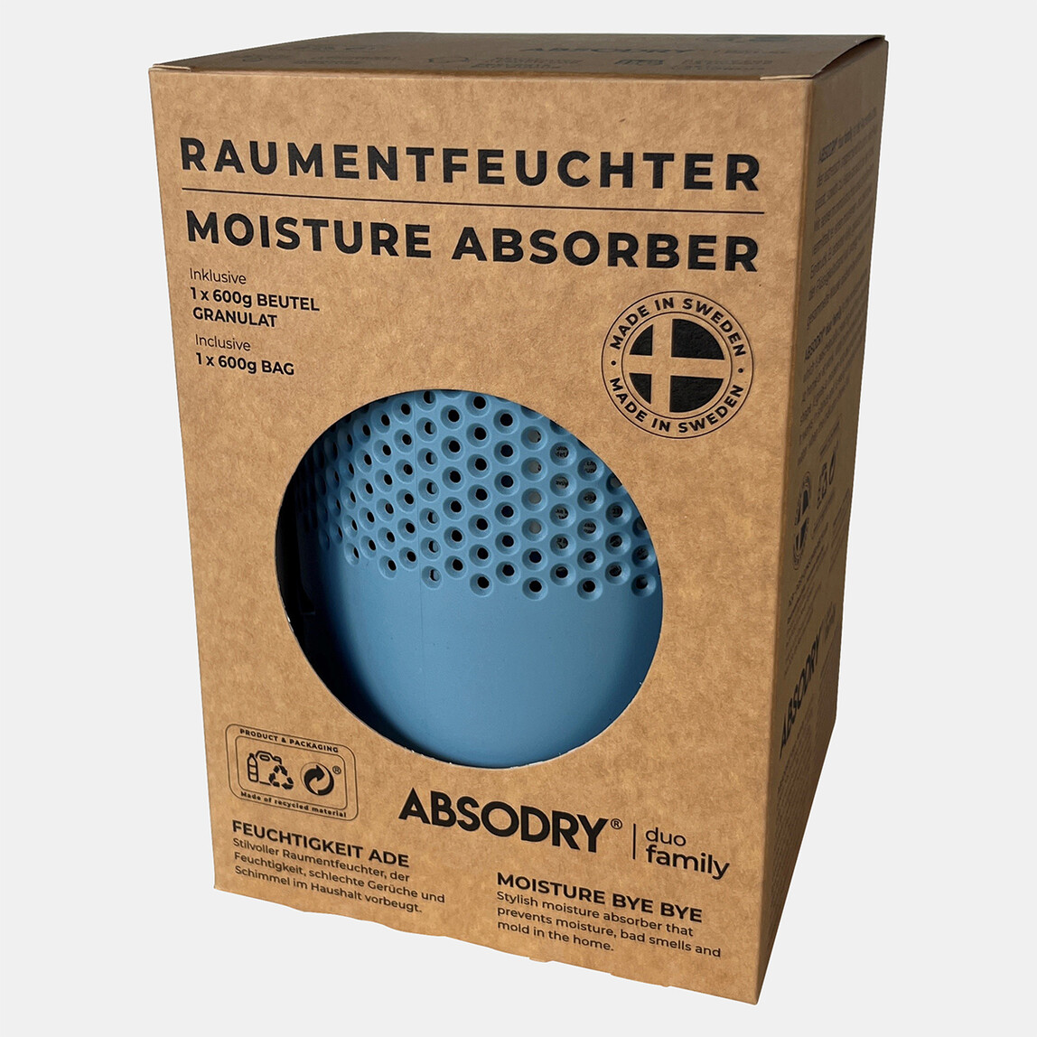    Absodry Nem Alma Cihazı Duo Ailesi Mavi 600 gr 