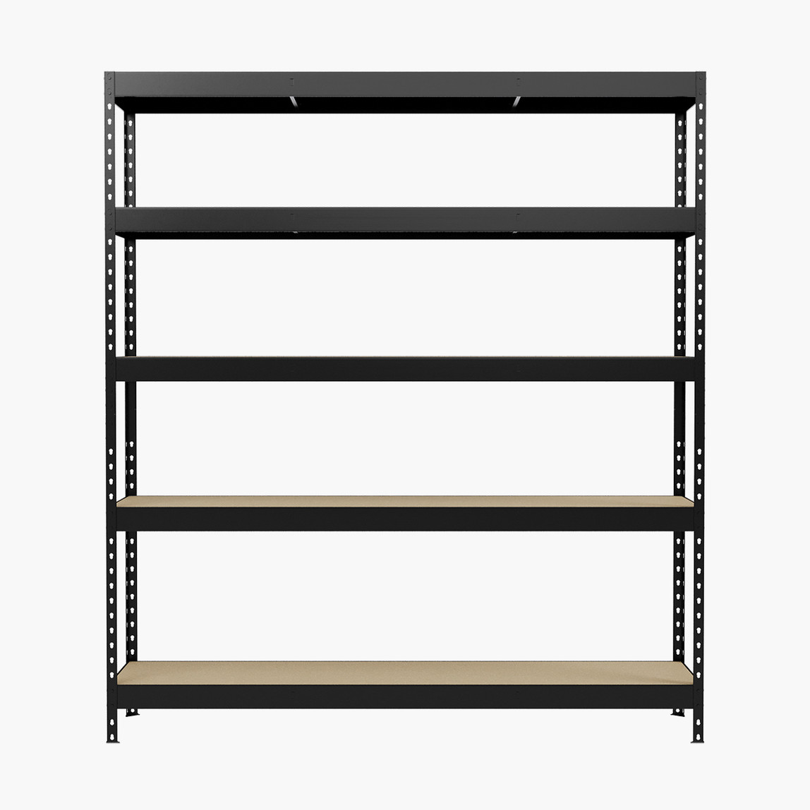    Regalux 5 Katlı Metal Raf Siyah 