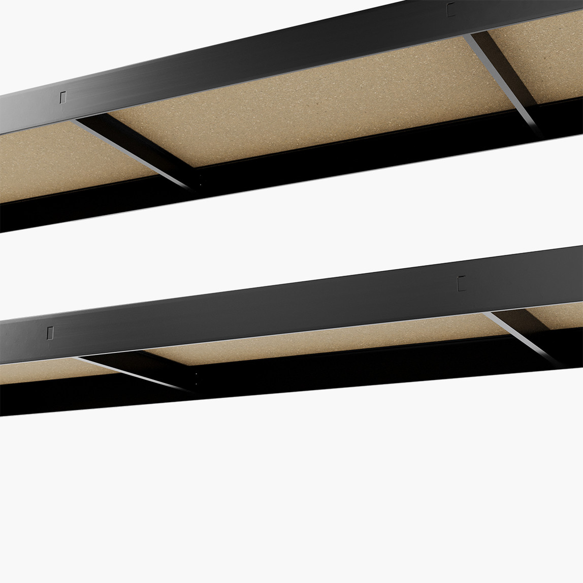    Regalux 5 Katlı Metal Raf Siyah 