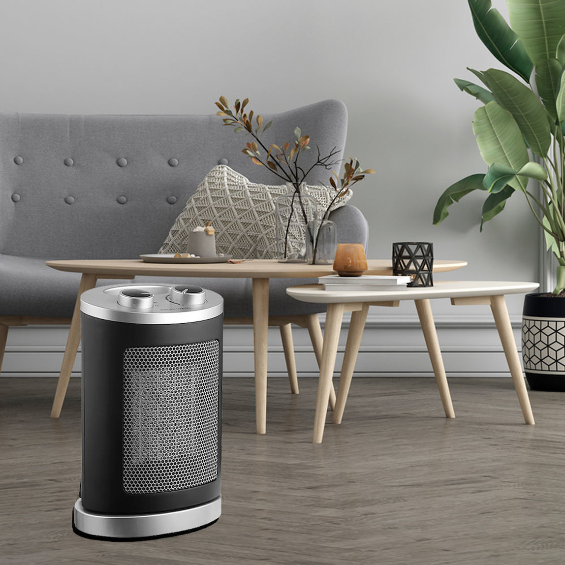     Voltomat 1500W Termostatlı Seramik Fanlı Isıtıcı  