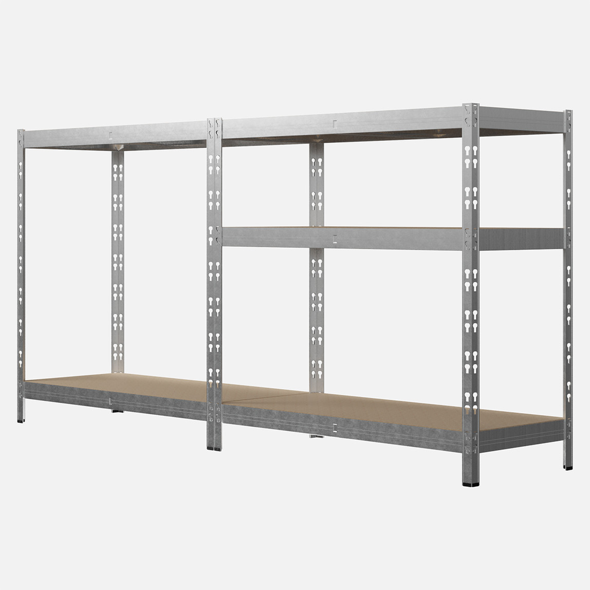    Regalux 5 Katlı Metal Raf Gri 90x40x180 cm 