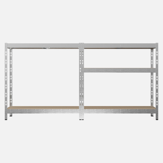 Regalux 5 Katlı Metal Raf Gri 90x40x180 cm