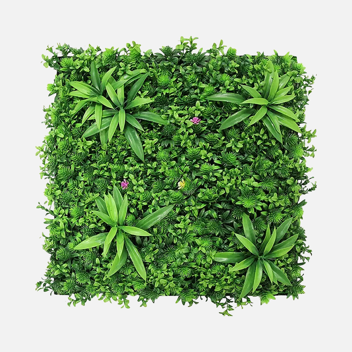    Yapay Bitki Kaplamalı Duvar Paneli Yeşil Bitkiler 