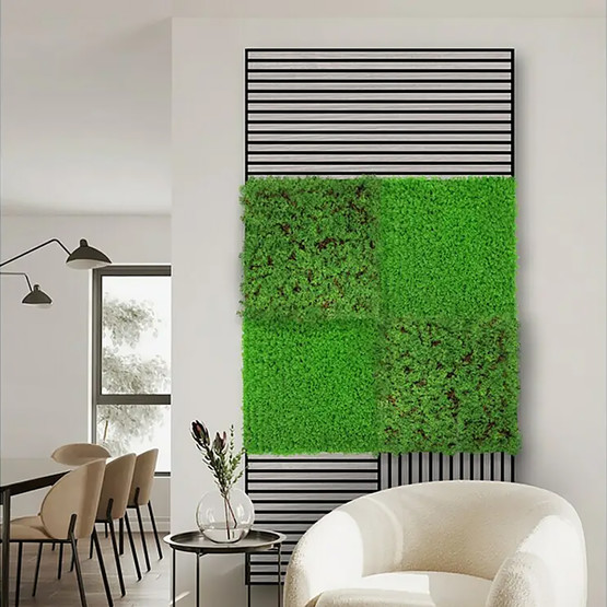 Yapay Bitki Kaplamalı Duvar Paneli Çay Ağacı