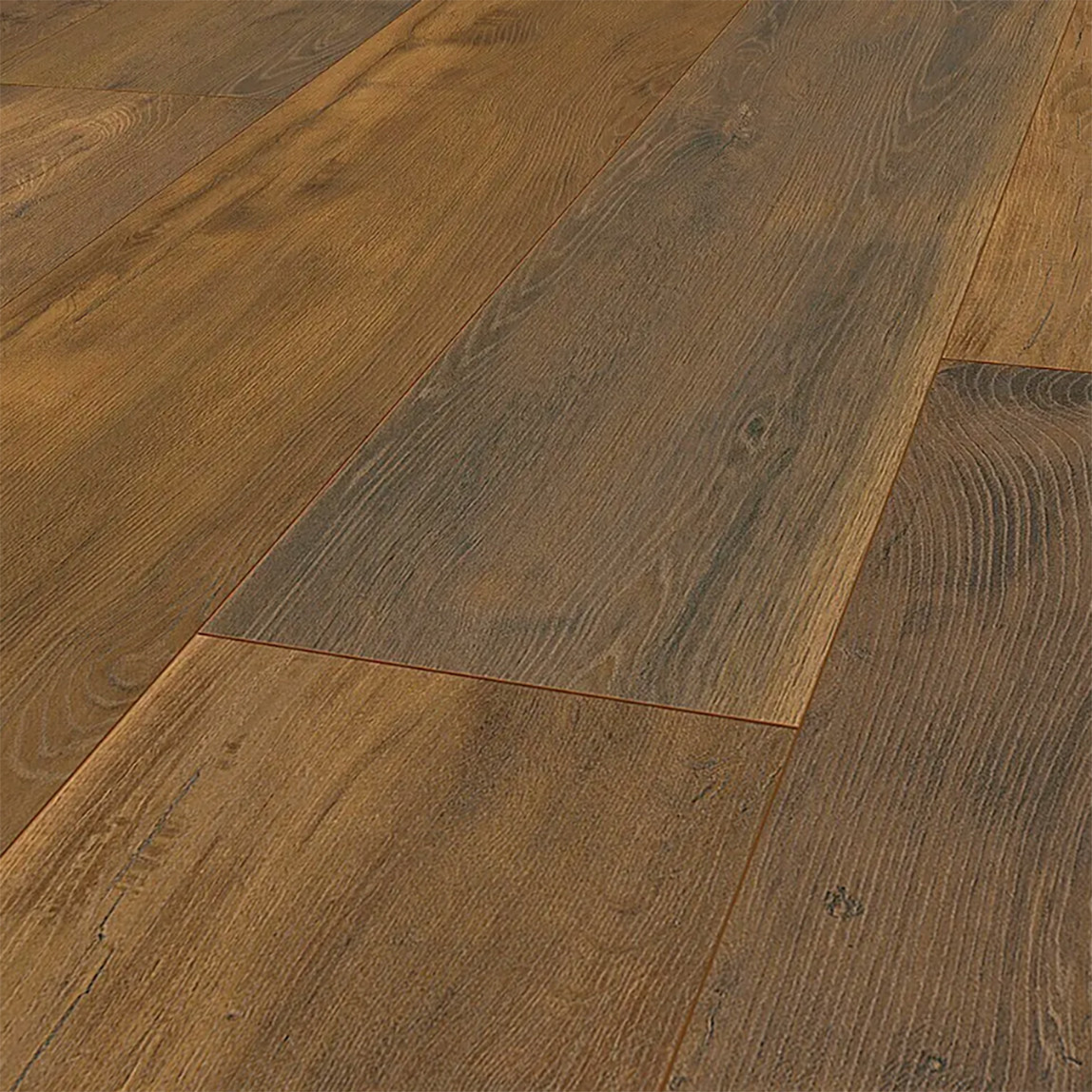    Logoclic Vinto Meşe Porto 32.Sınıf Laminat Parke Derzli 1288x330x8 mm 2,55 m² 