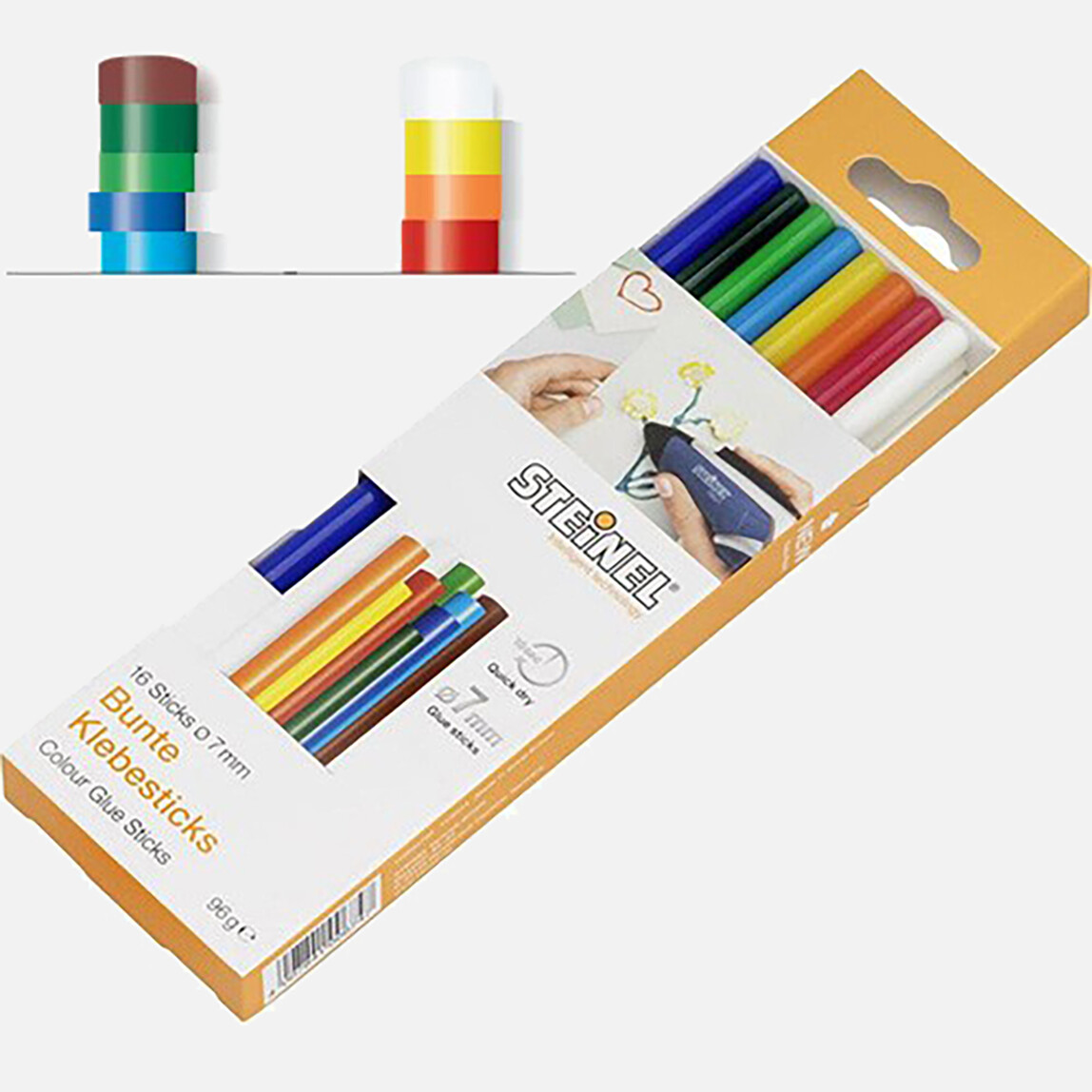    Steinel Color Yapıştırma Çubukları  7x250Mm  96Gr  